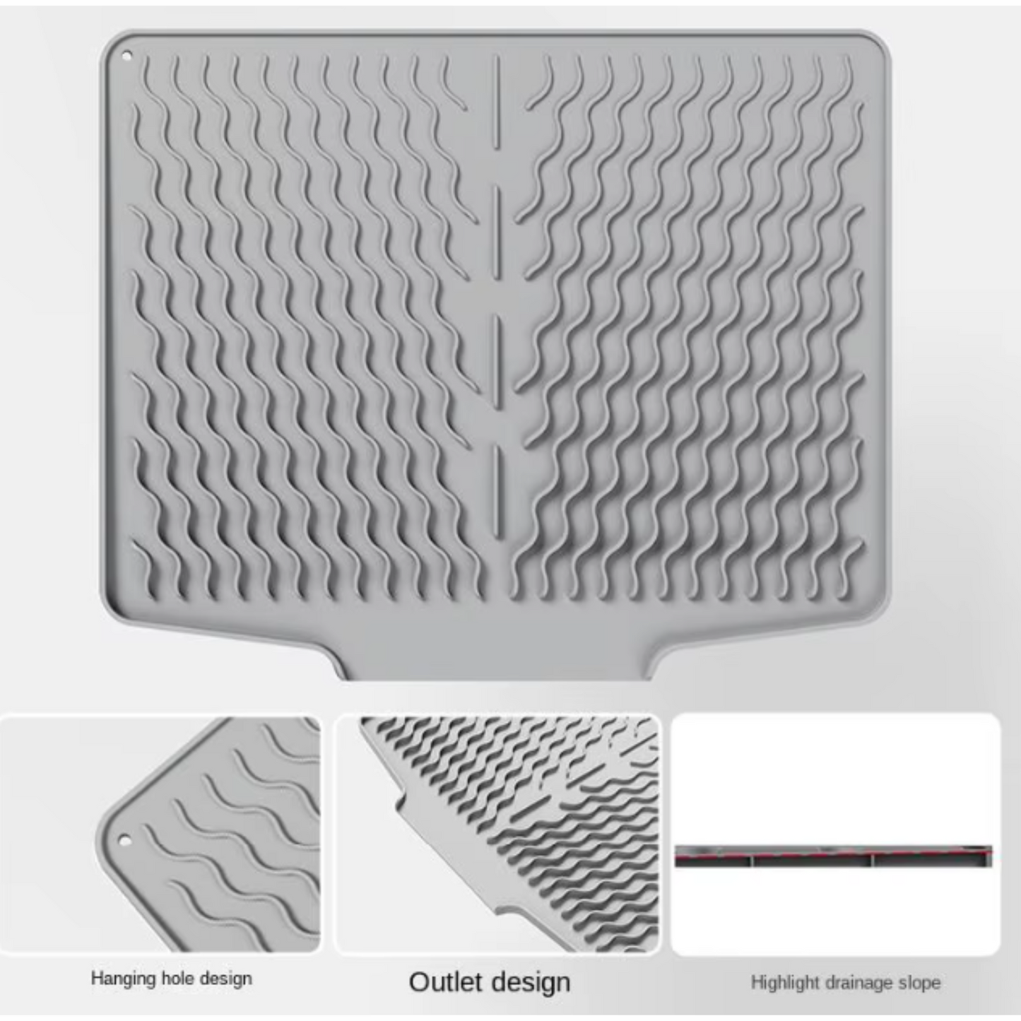 Silicone Dish Drying Mat