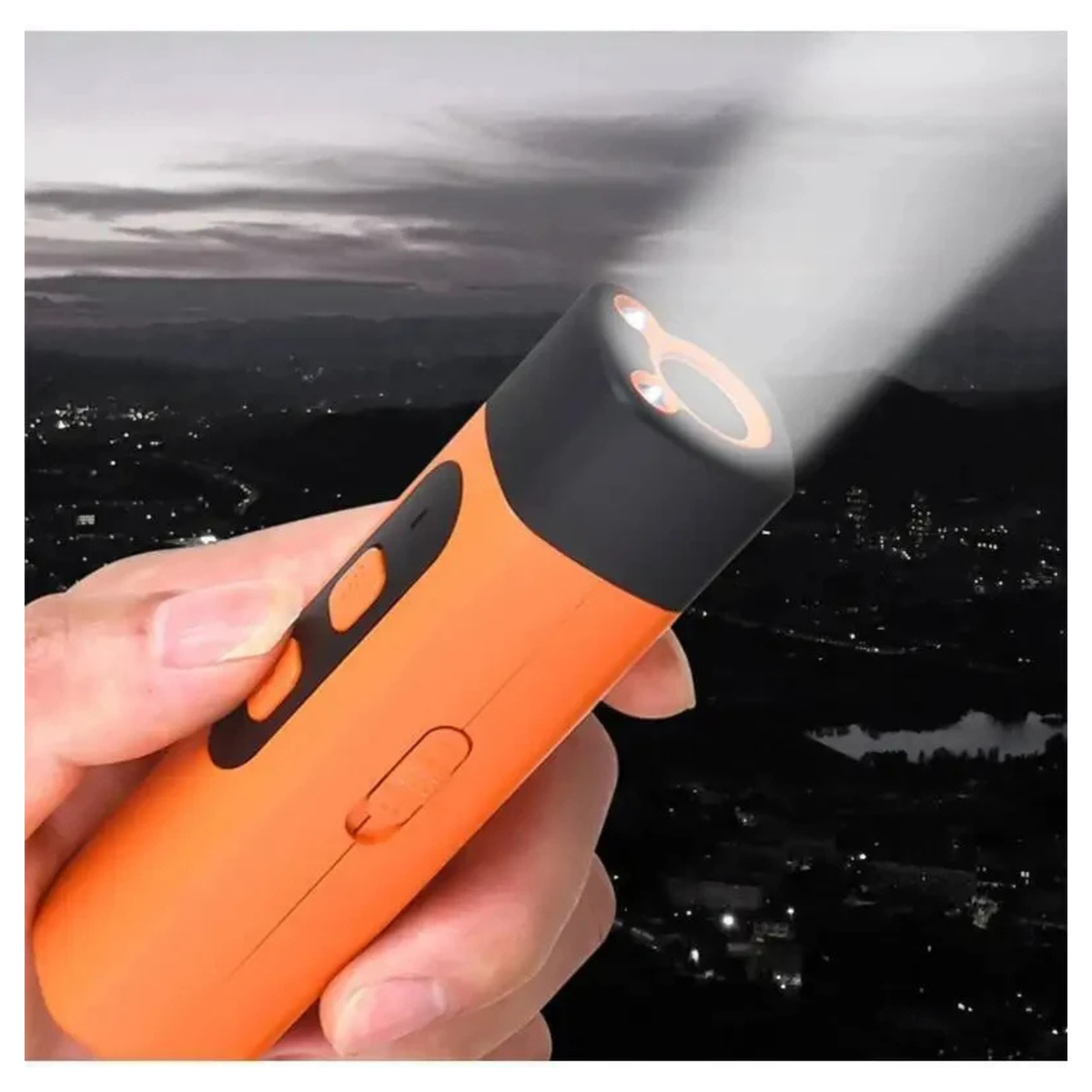Rechargeable Ultrasonic Dog Barking Control Device | Anti-Barking Trainer with LED Flashlight