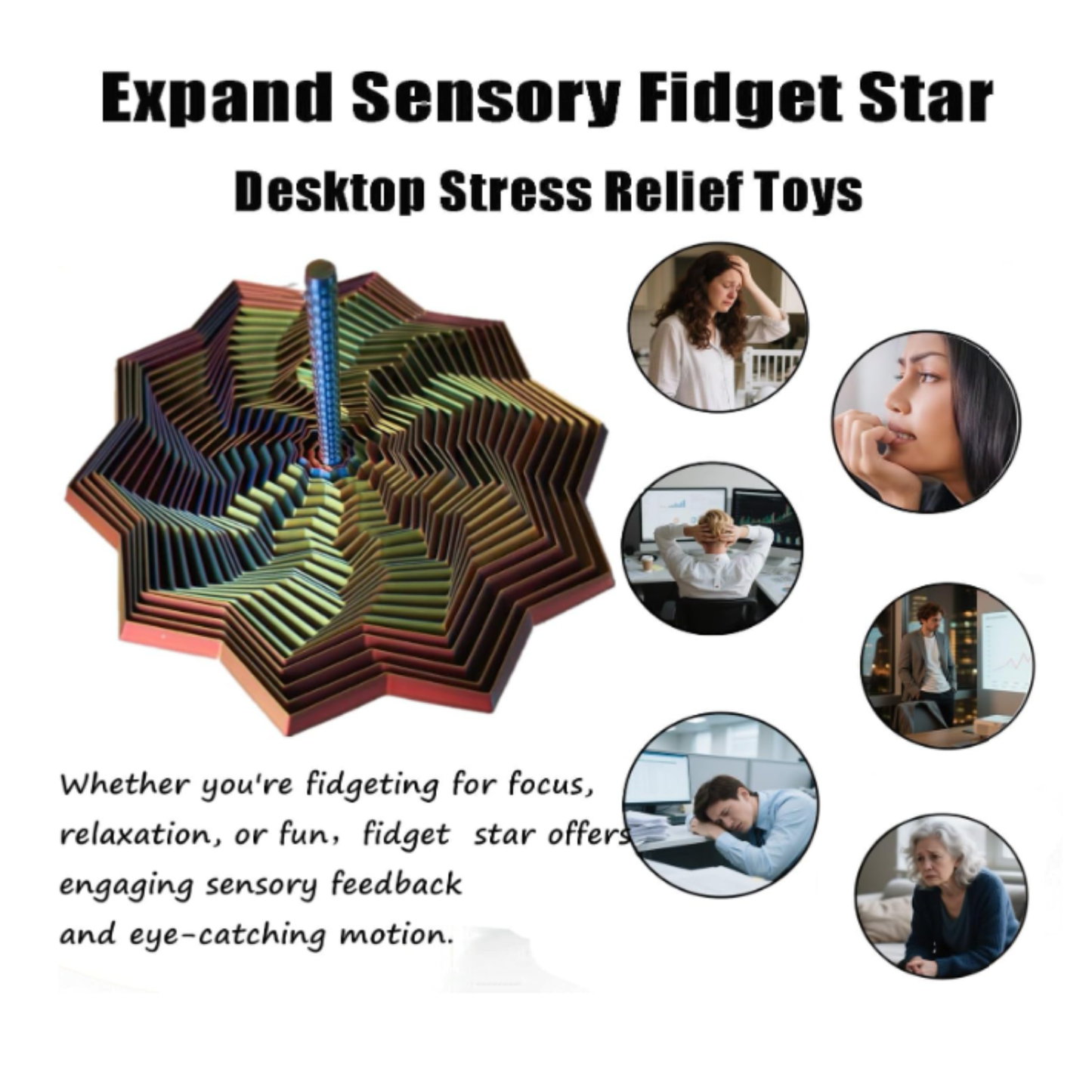 Expanded Sensory Fidget Star