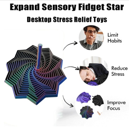 Expanded Sensory Fidget Star