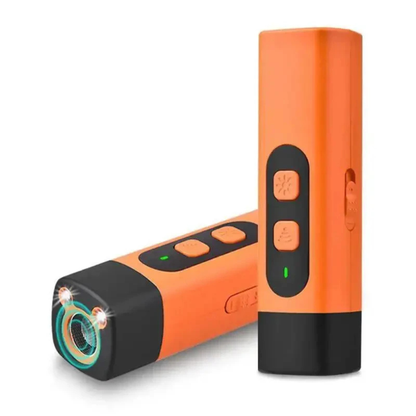 Rechargeable Ultrasonic Dog Barking Control Device | Anti-Barking Trainer with LED Flashlight
