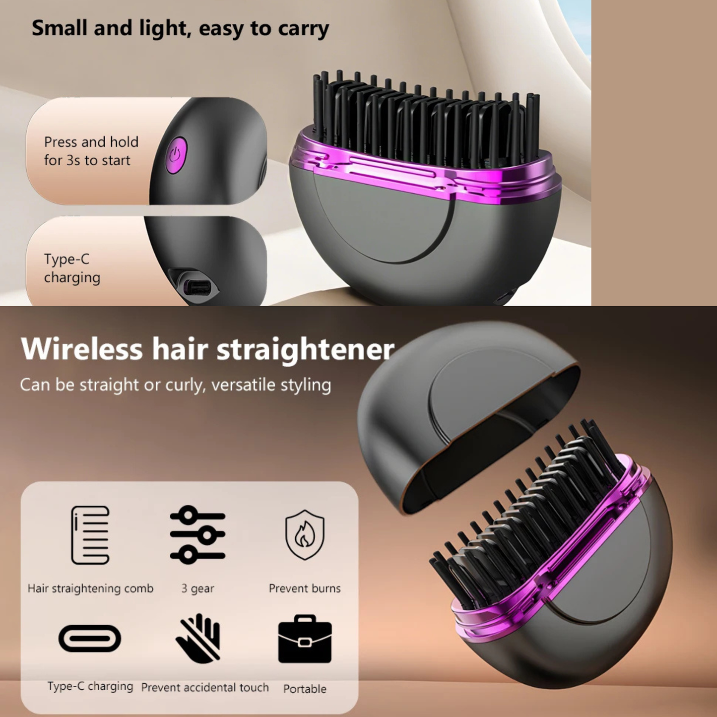 Pocket Hair Straightener